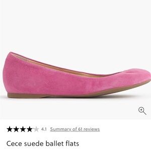 J Crew Cece Suede Ballet Flats